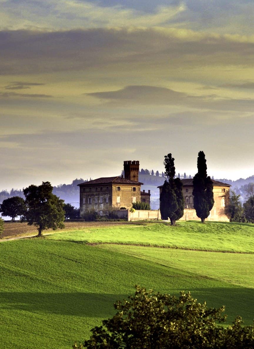 Landscape in Emilia-Romagna, Italy