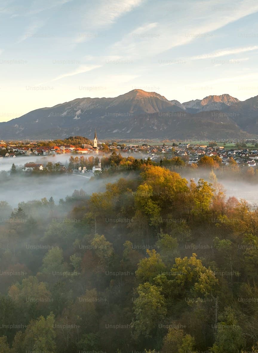 Landscape in Friuli Venezia Giulia, Italy