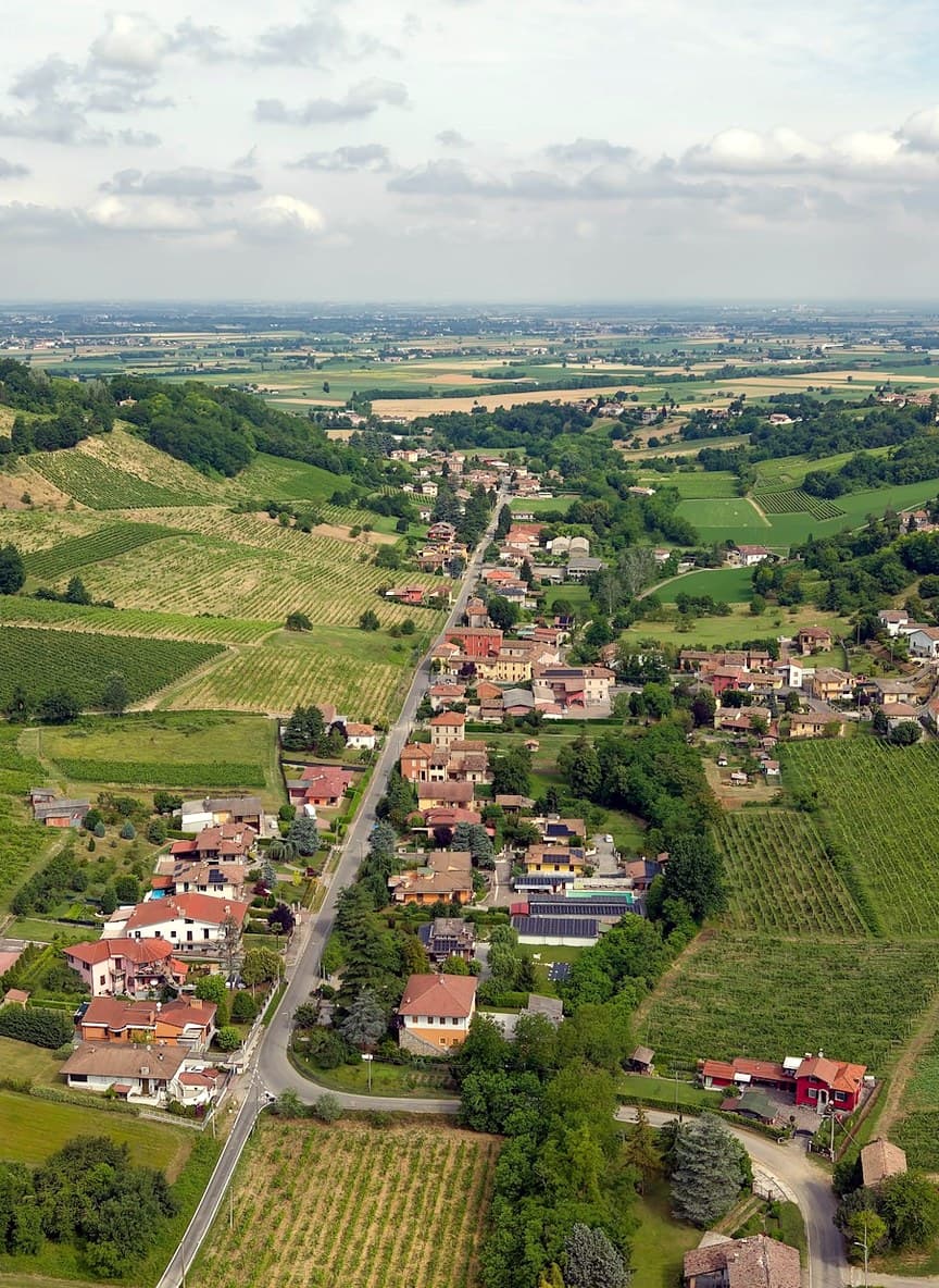 Landscape in Lombardia, Italy