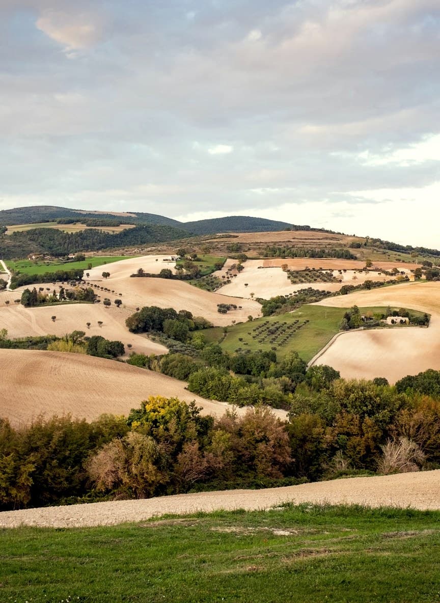 Landscape in Marche, Italy